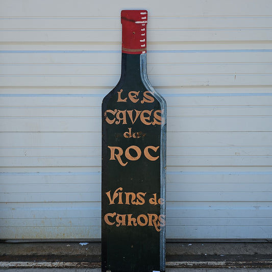 French Wine Bottle Advertisement