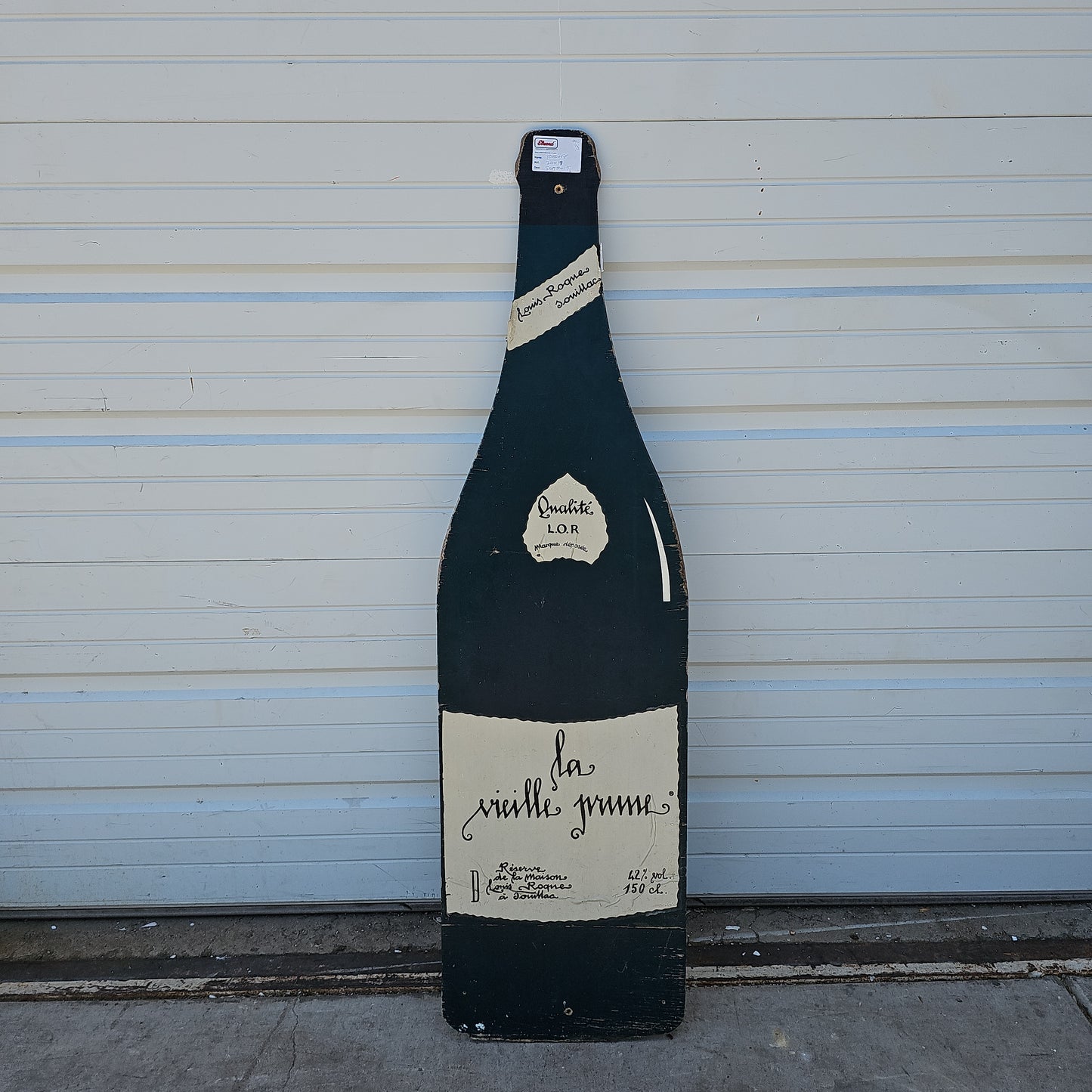 French Wine Bottle Advertisement