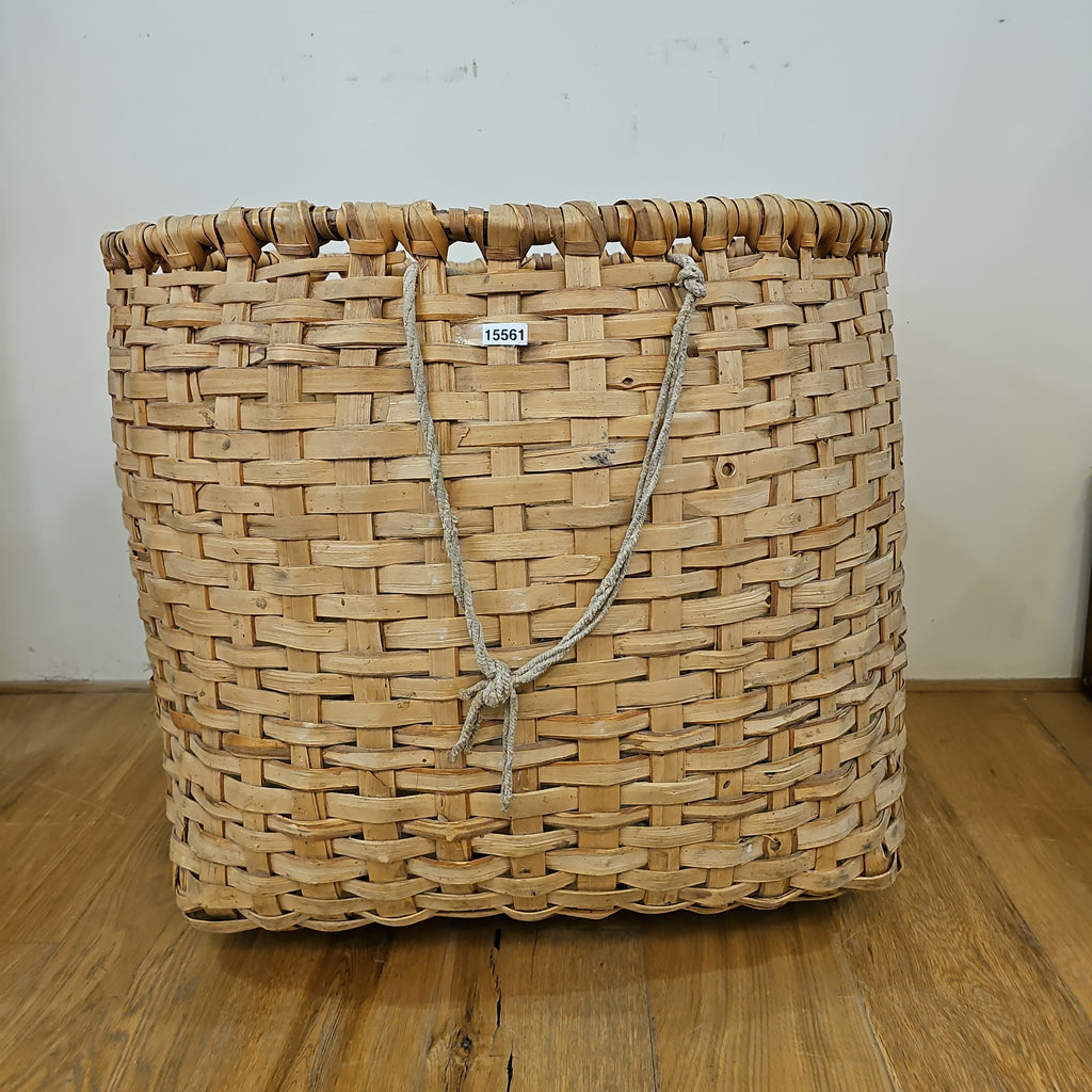 Large Antique Cotton Basket – Antiquities Warehouse