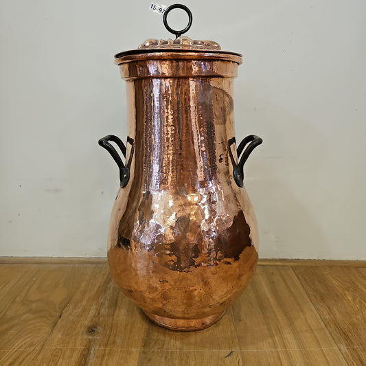 French Copper Apothecary Container