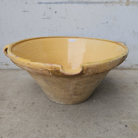 Italian Yellow Glazed Milk Bowl