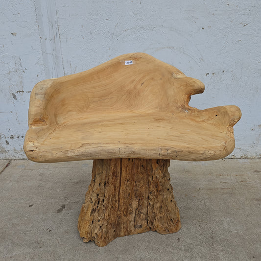 Primitive Wooden Trunk Chair