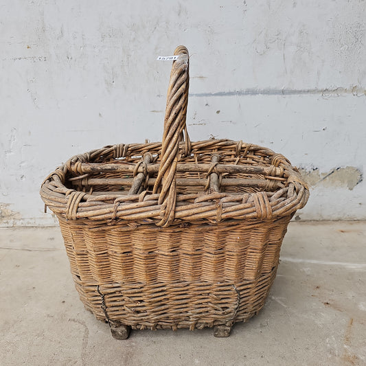French Gathering Divided Basket with Handle
