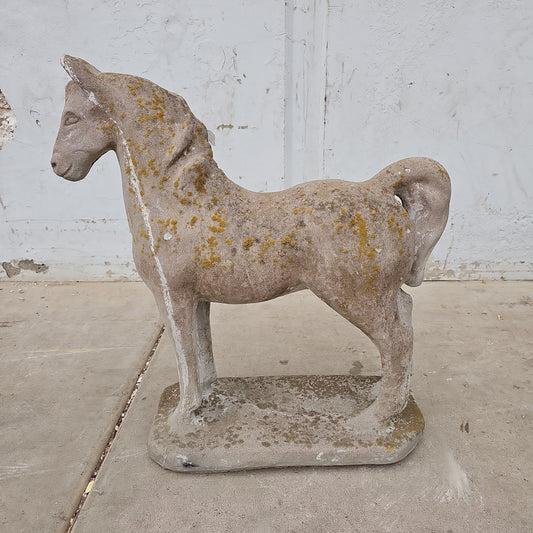 Concrete Horse Statue