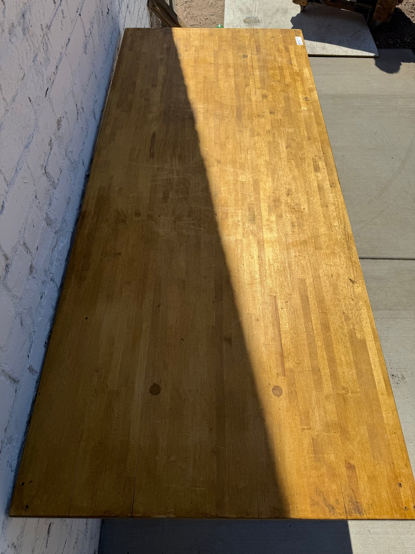 Industrial Iron Leg Work Table