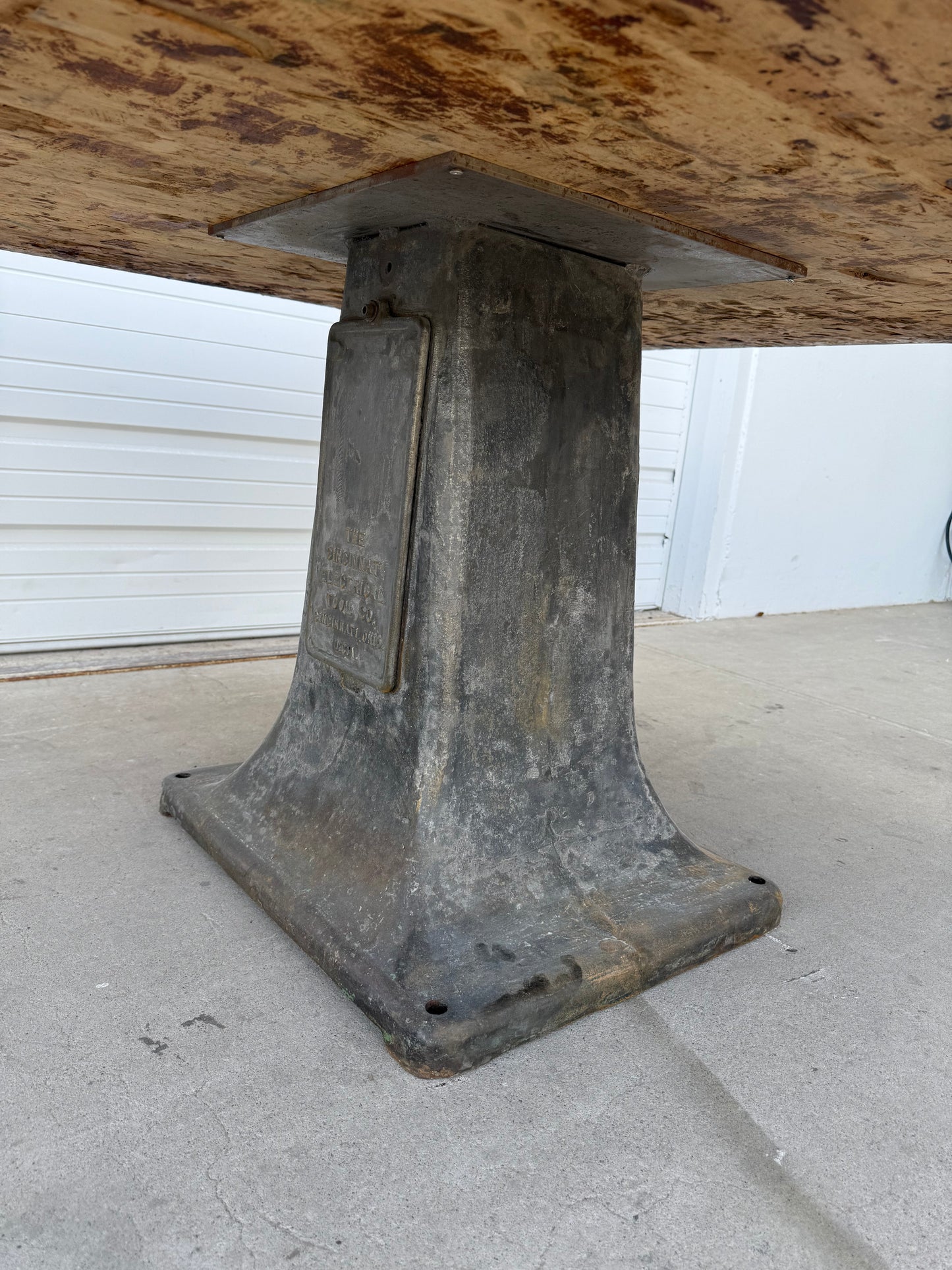 Industrial Wood & Iron Dining Table
