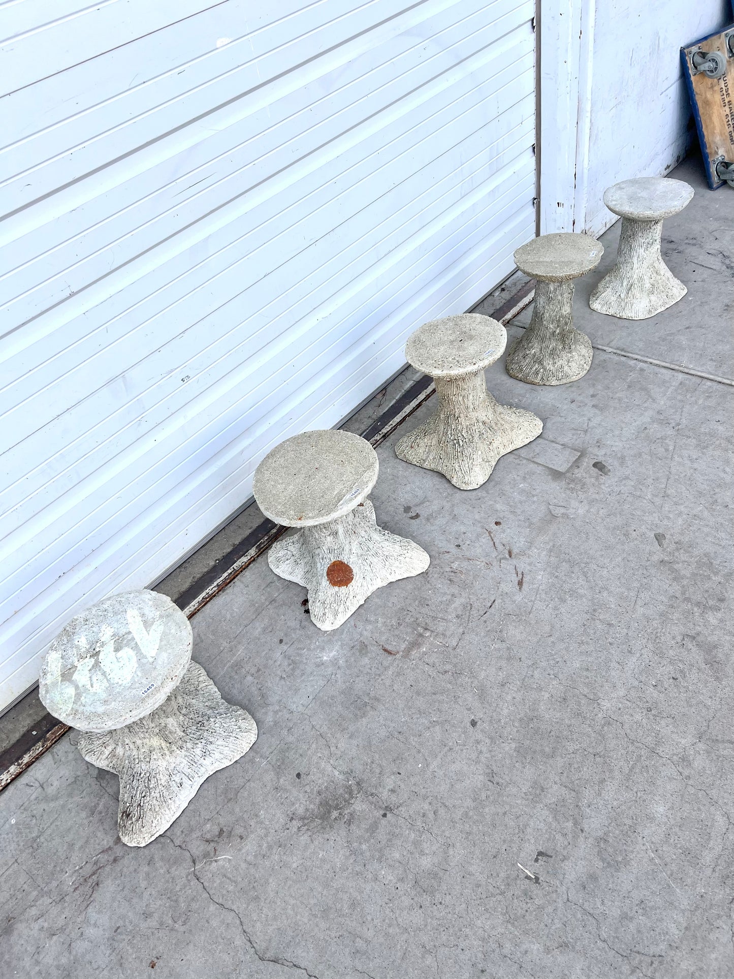 Faux Bois Stump Stool