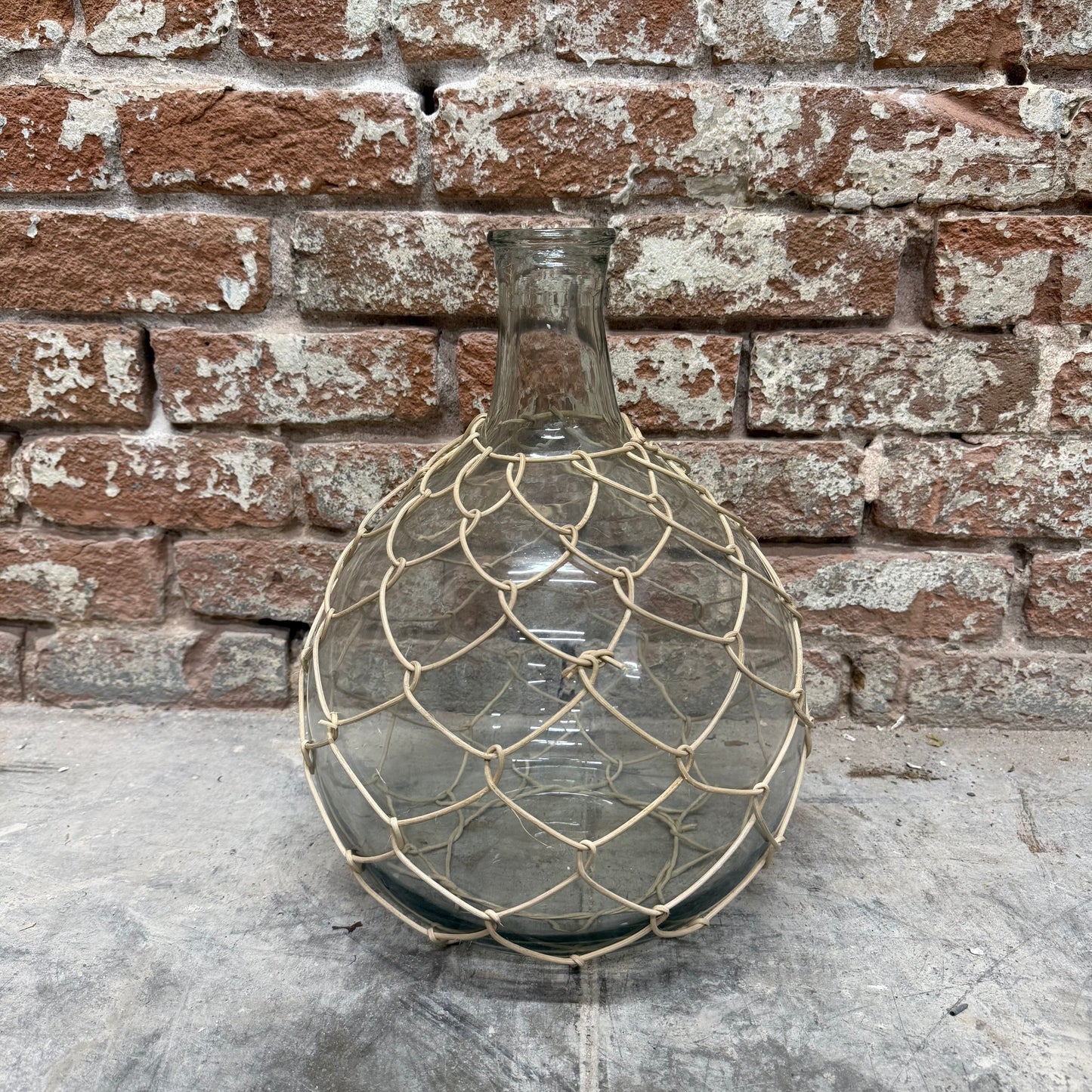 Large Jute Wrapped Bottle