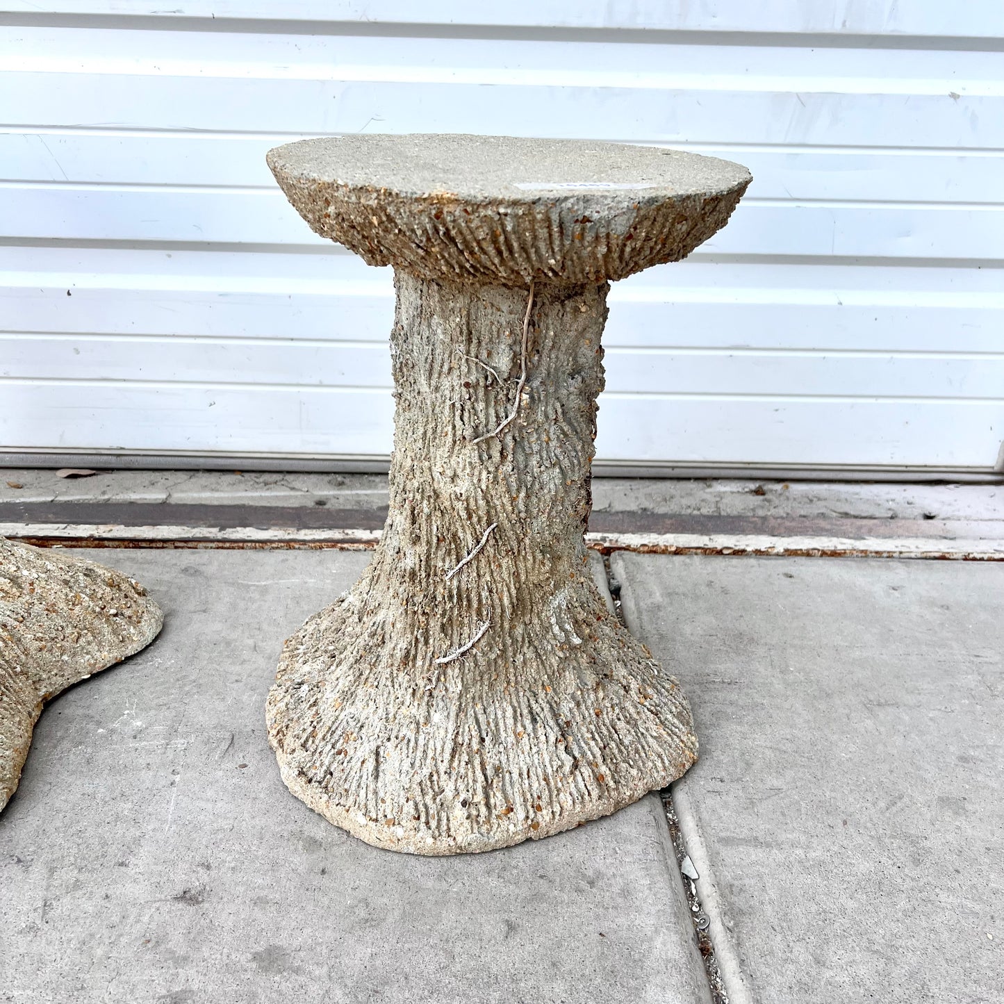 Faux Bois Stump Stool