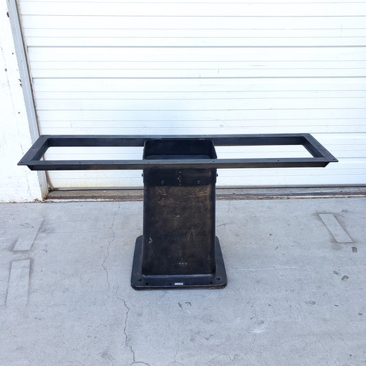 Stripped Industrial Iron Table Base