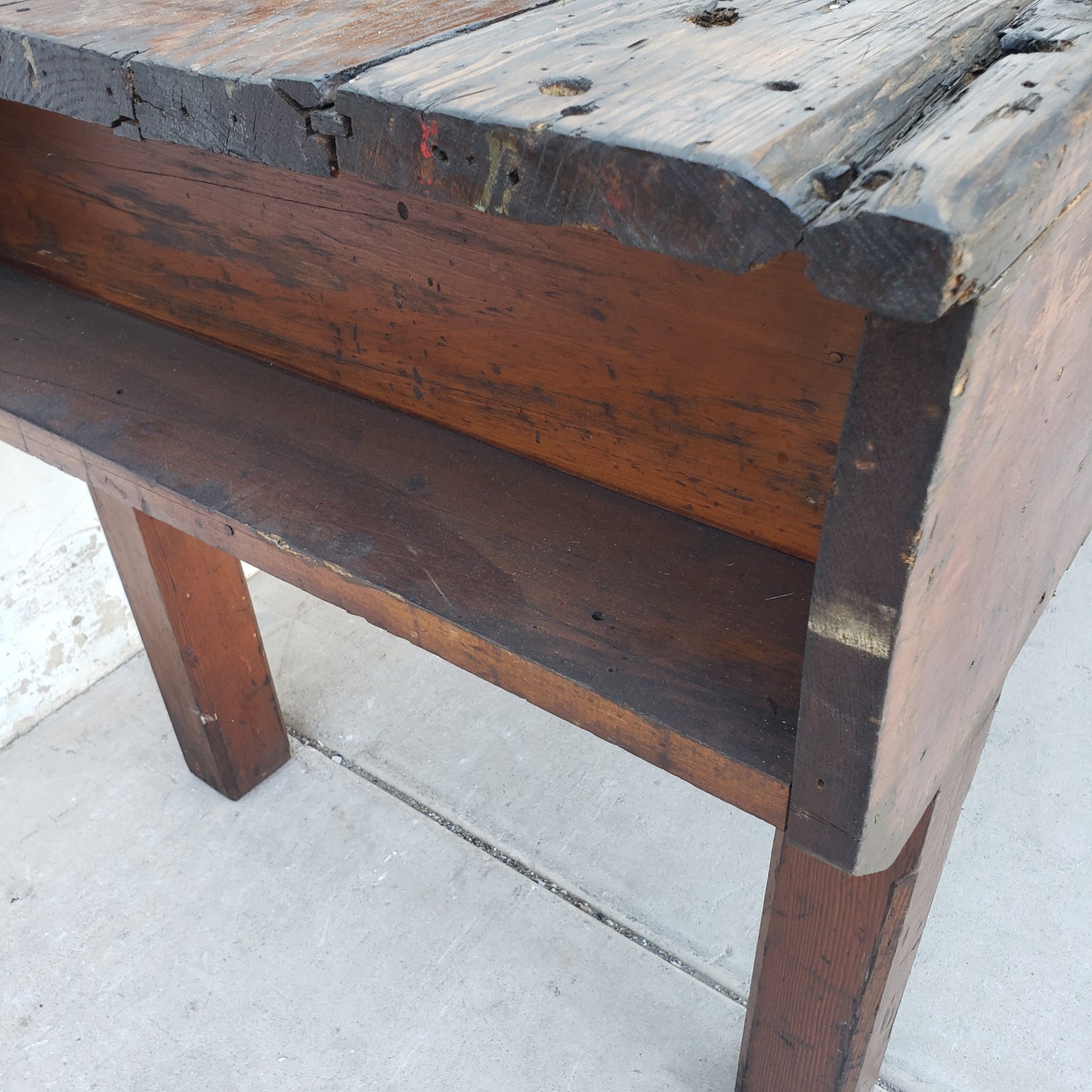 Antique Wooden Work Table