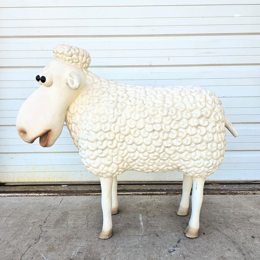Whimsical Resin Sheep