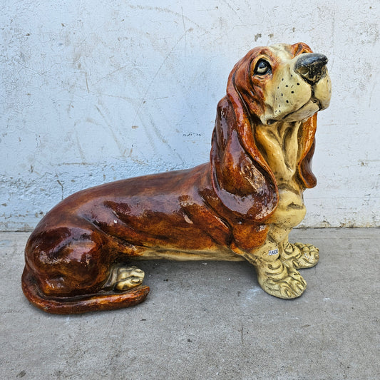 Vintage Resin Basset Hound