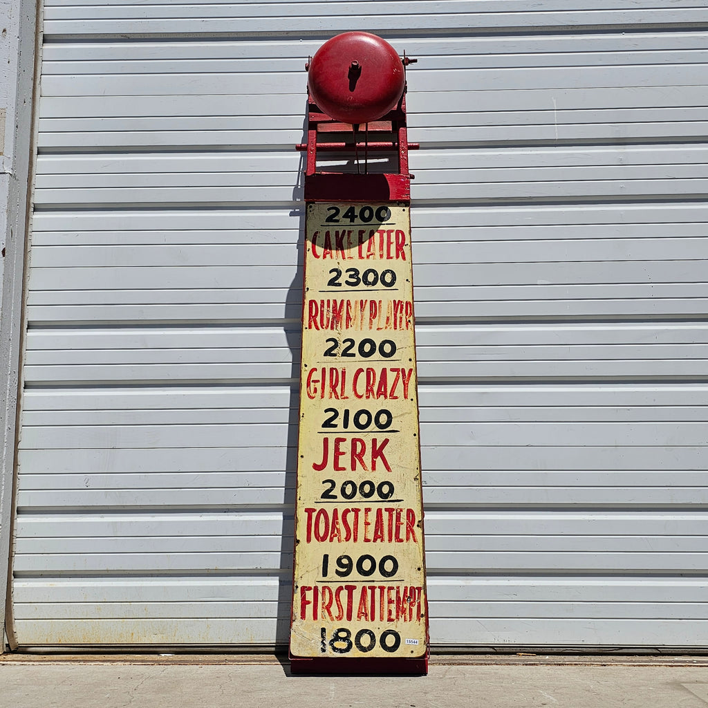 Vintage High Striker Carnival Game Antiquities Warehouse