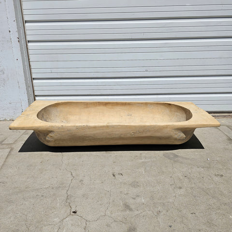 Large Wooden Dough Bowl