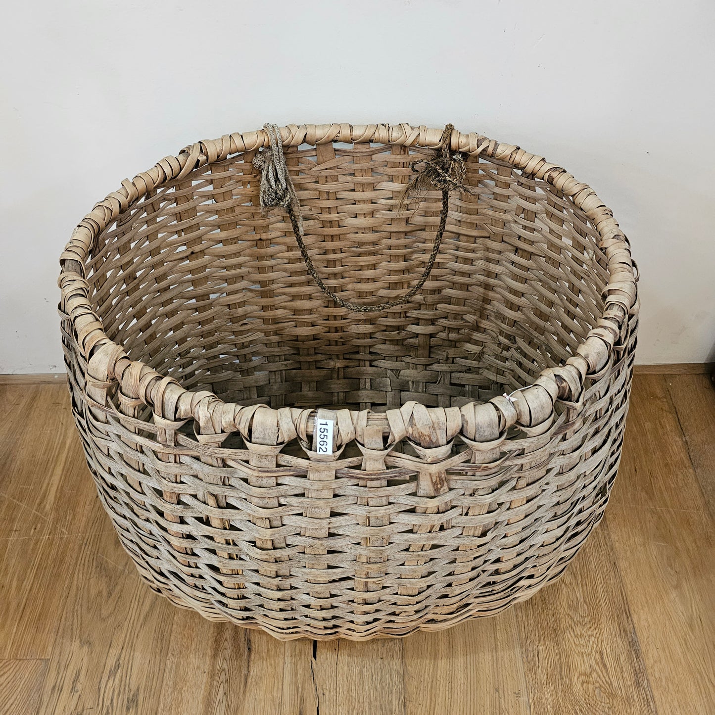 Large Antique Cotton Basket