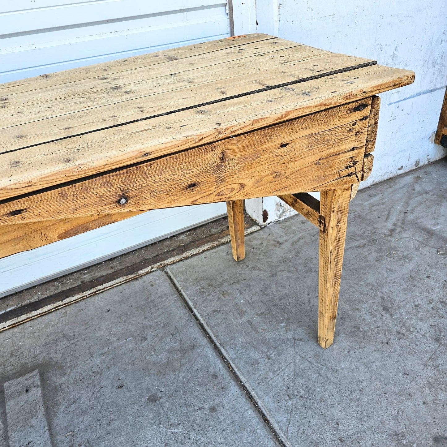 Bleached French Vineyard Dining Table