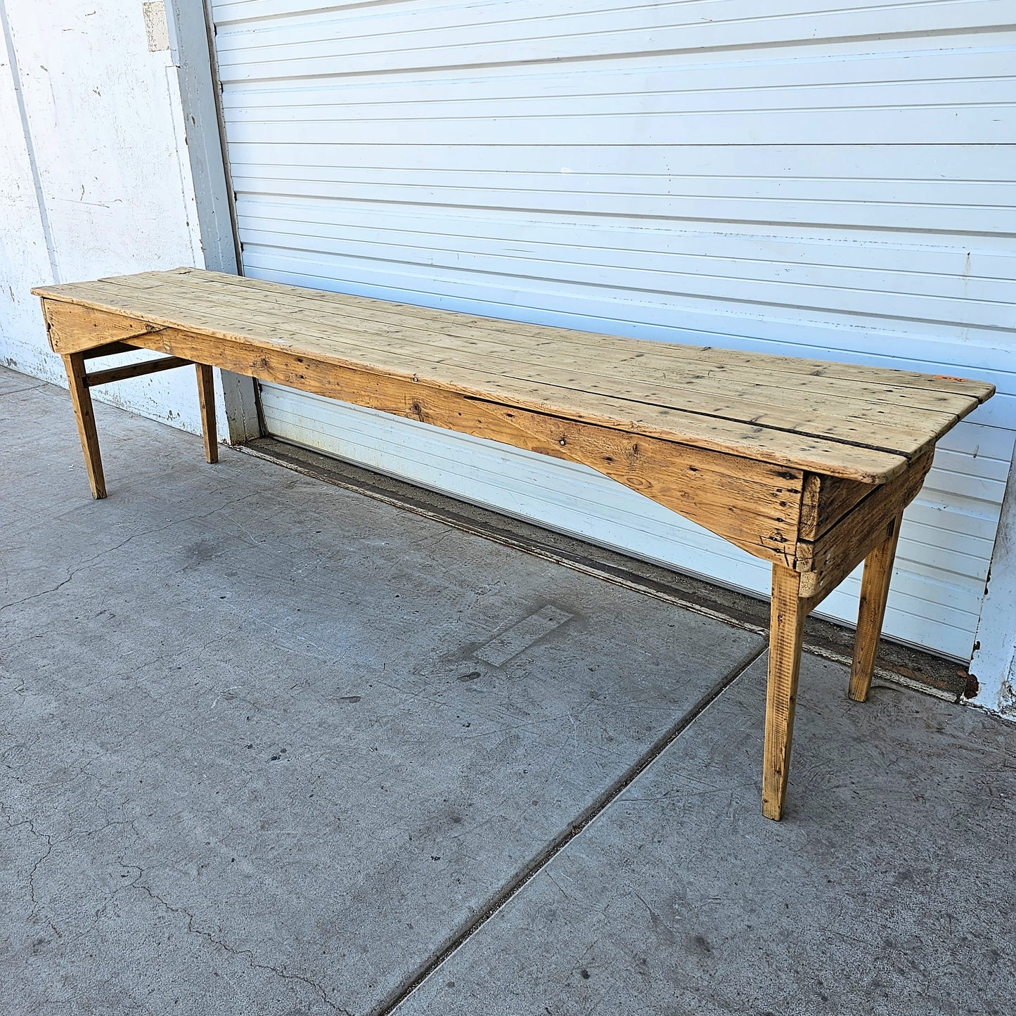 Bleached French Vineyard Dining Table