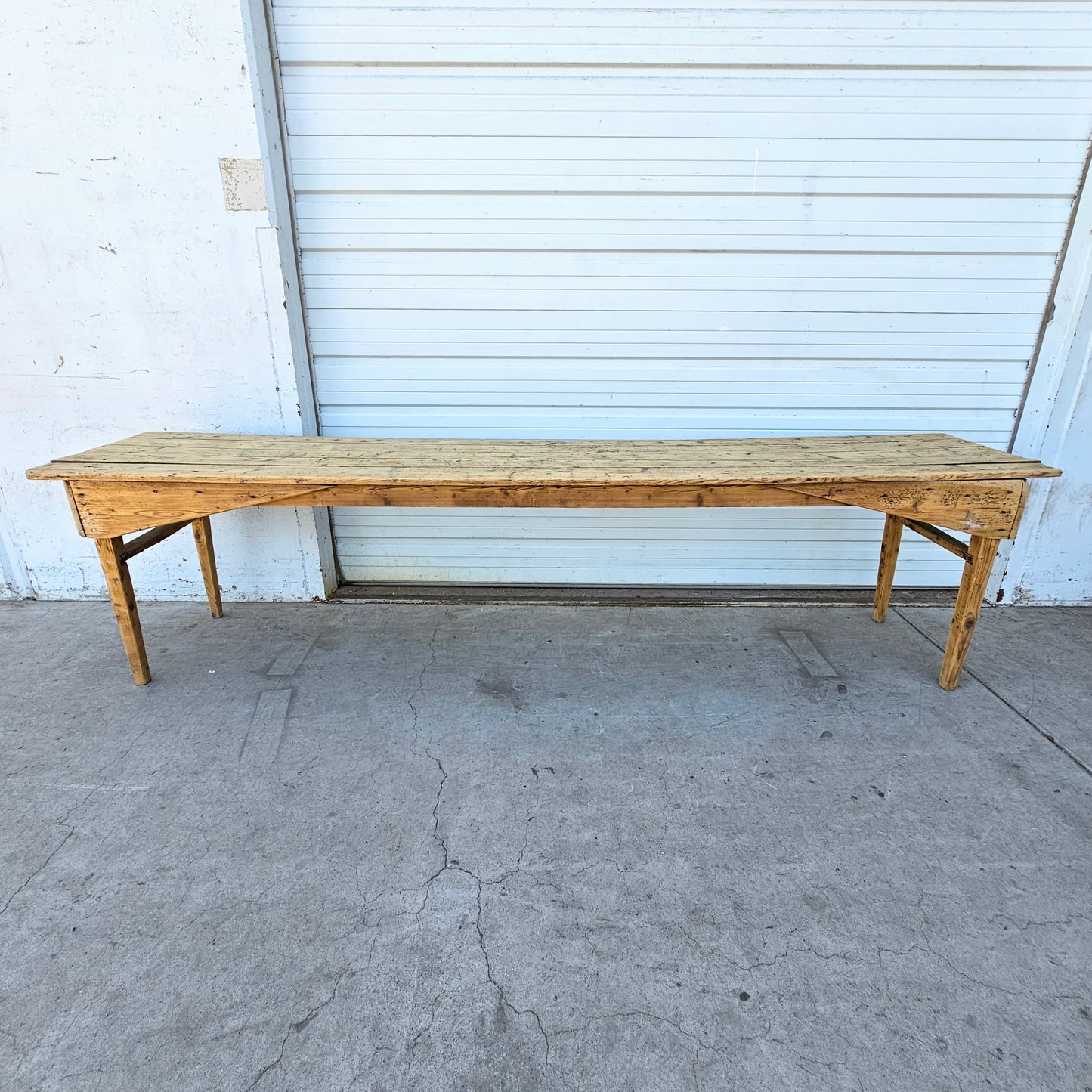 Bleached French Vineyard Dining Table