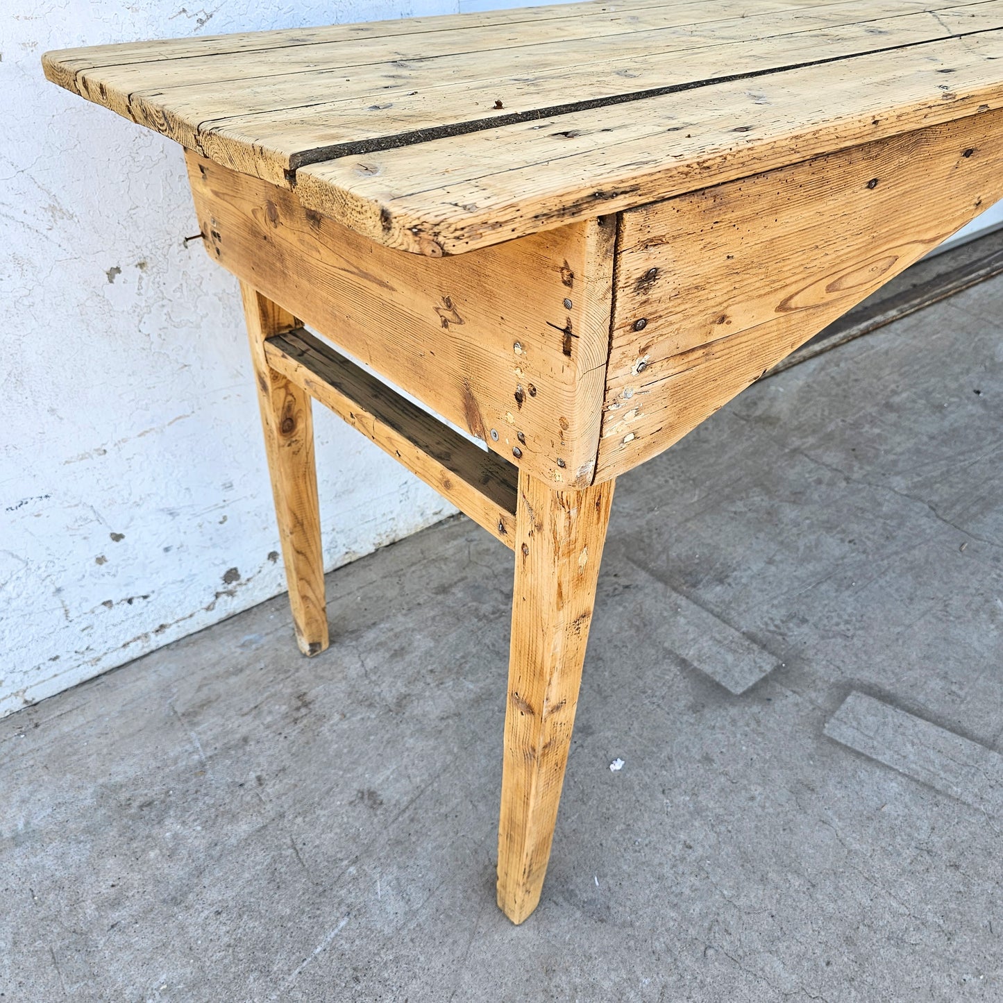 Bleached French Vineyard Dining Table