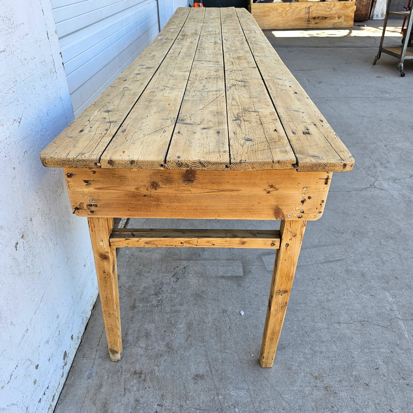 Bleached French Vineyard Dining Table