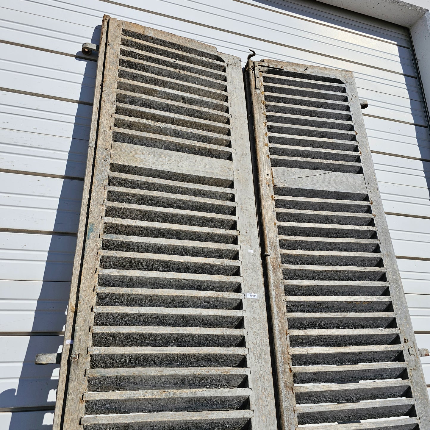 Pair of French Painted Shutters