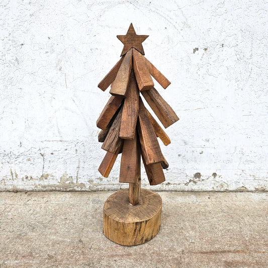 Rustic Wooden Christmas Tree