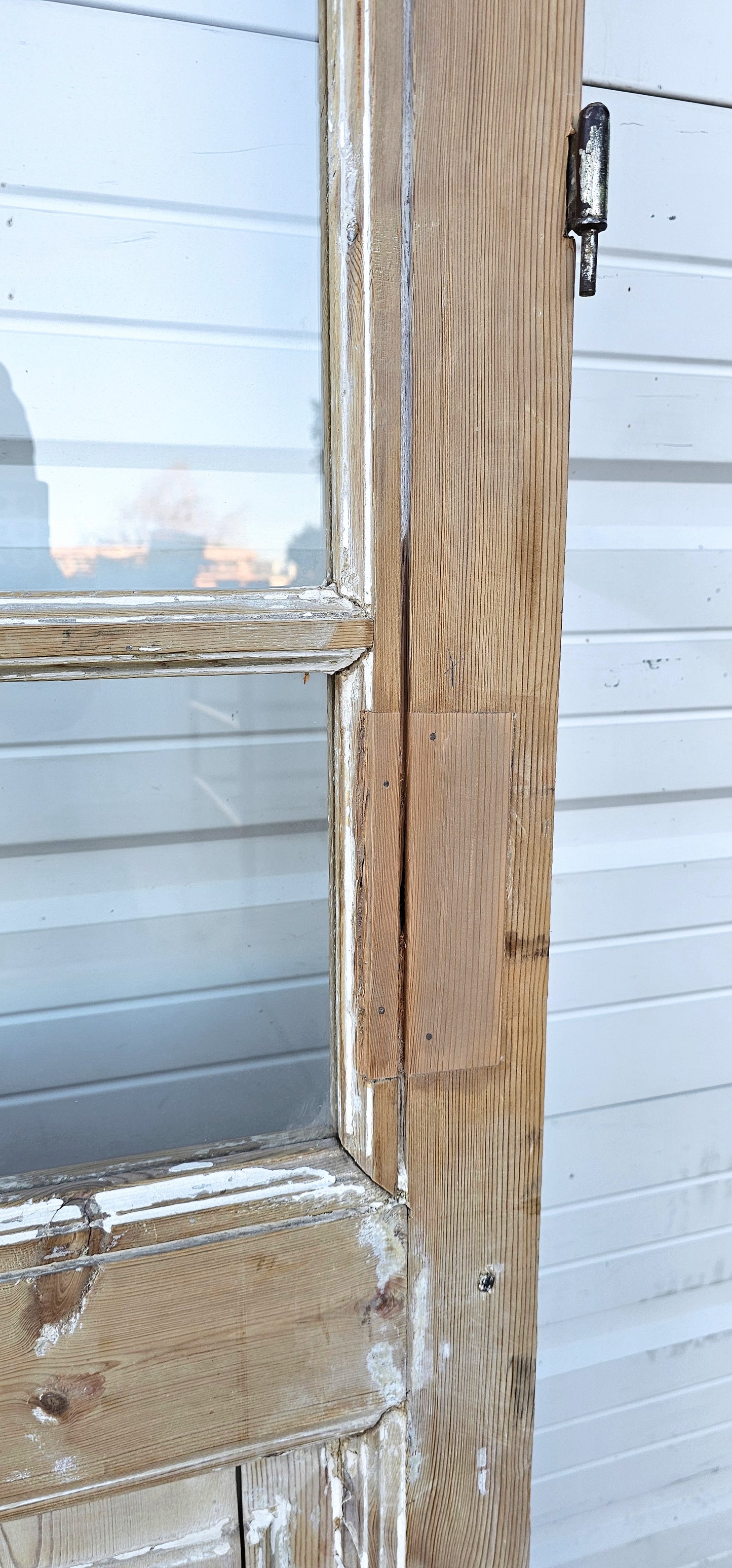 Pair of Antique French Doors with 5 Lites