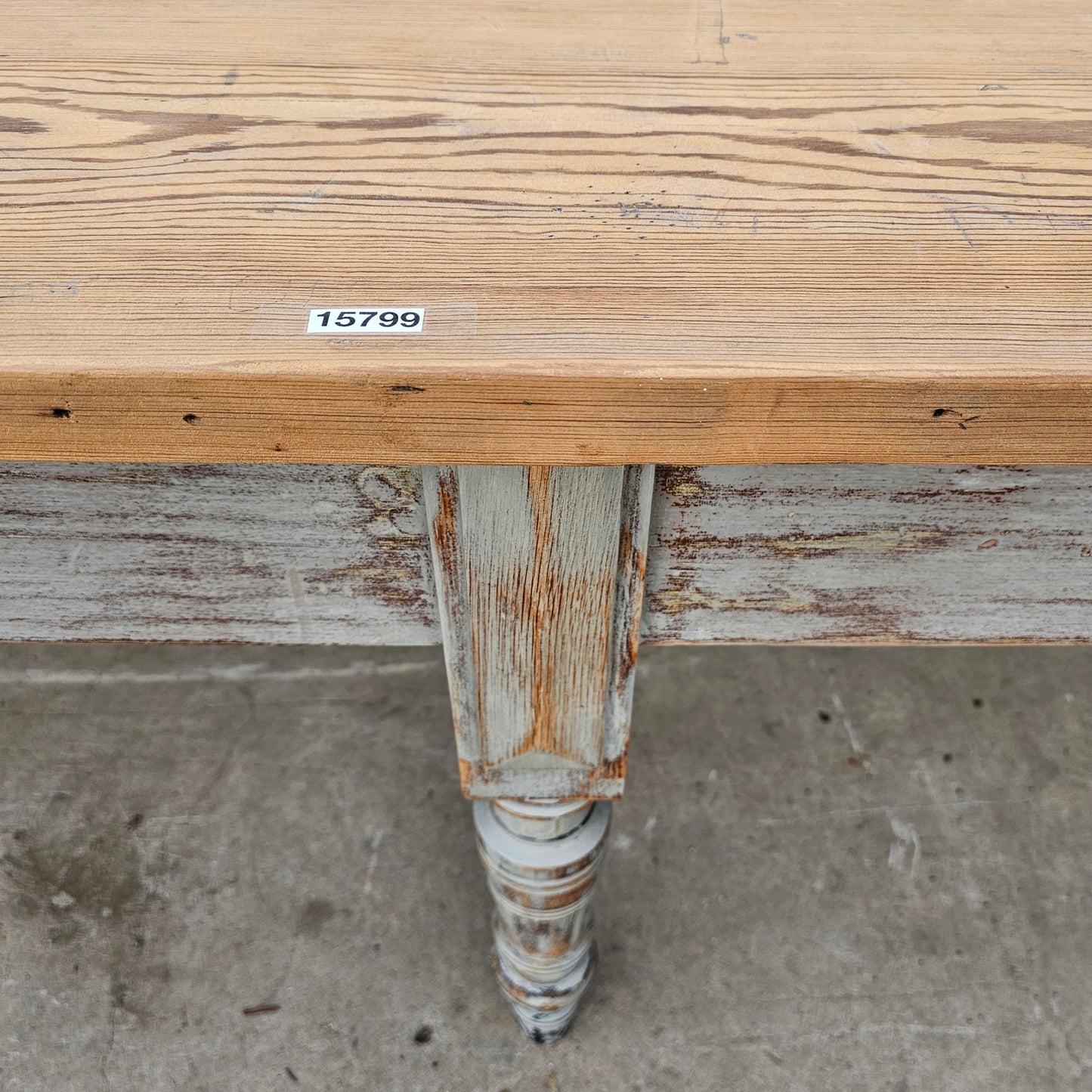 Painted Country Store Display Dining Table