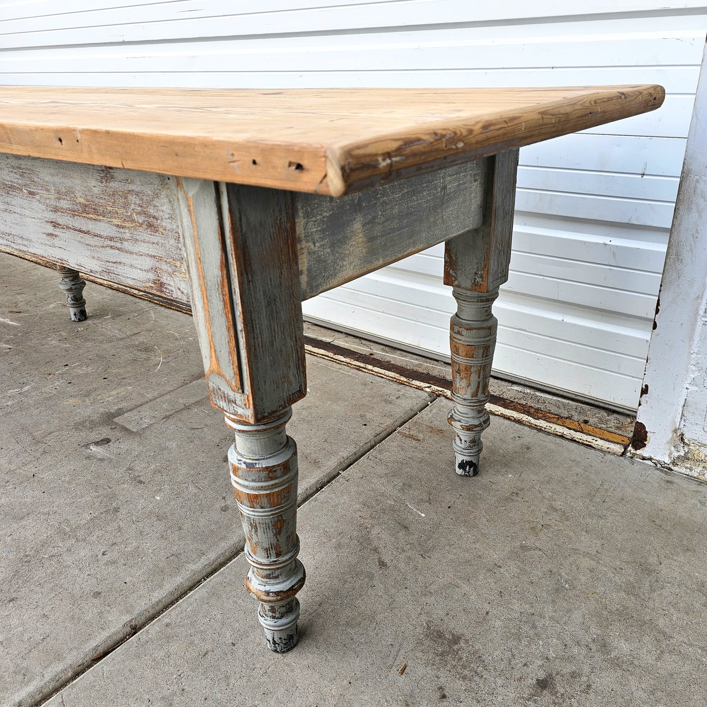 Painted Country Store Display Dining Table