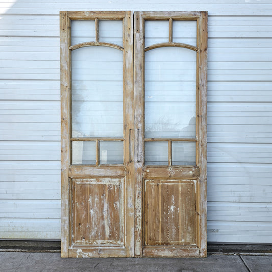 Pair of Wood French Doors w/10 Lites