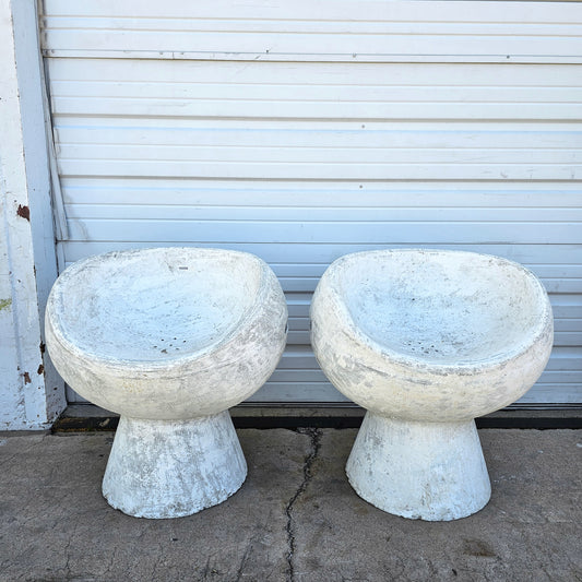Pair of Willy Guhl Pod Chairs