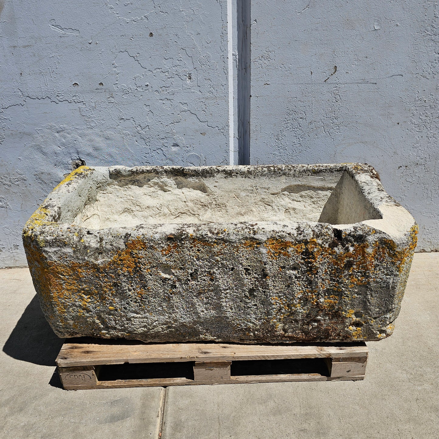 Large French Limestone Trough