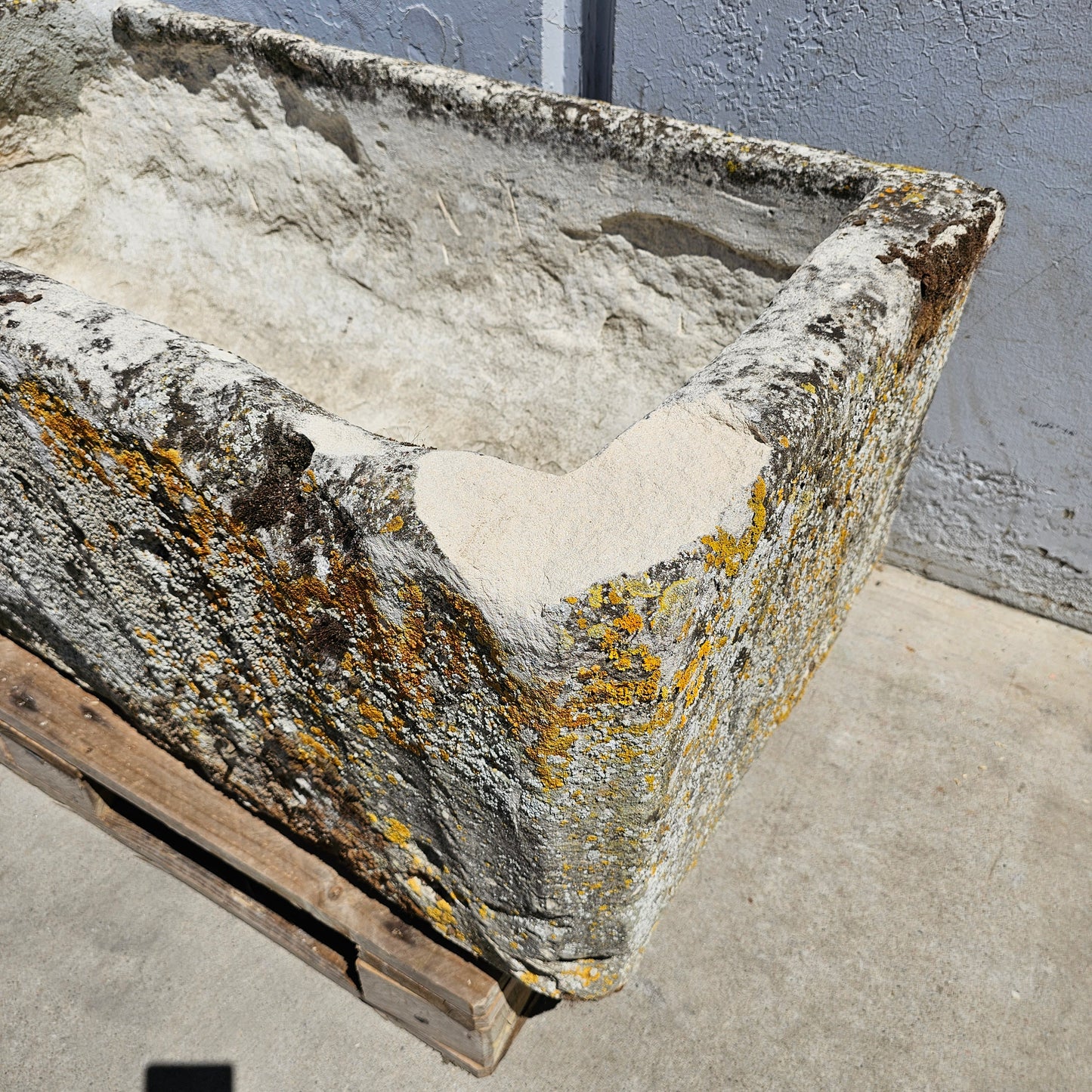 Large French Limestone Trough