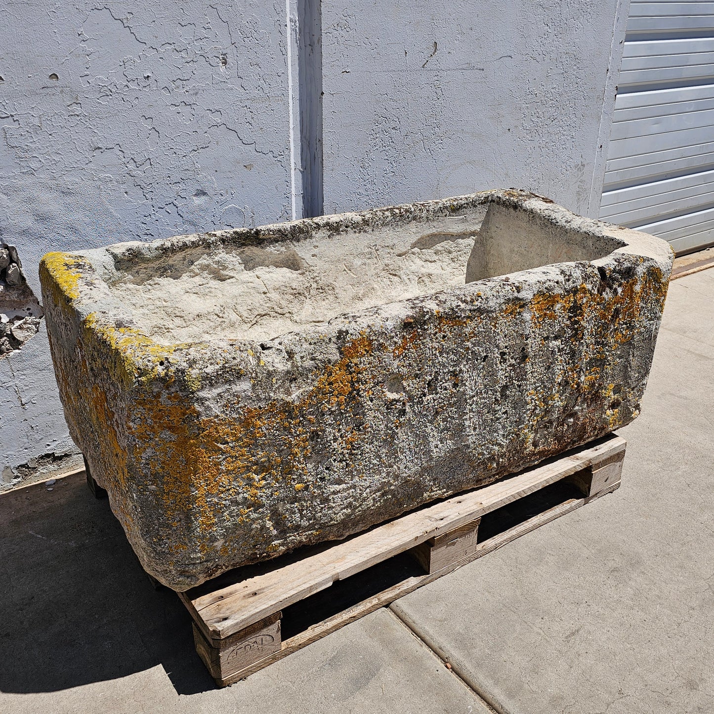 Large French Limestone Trough