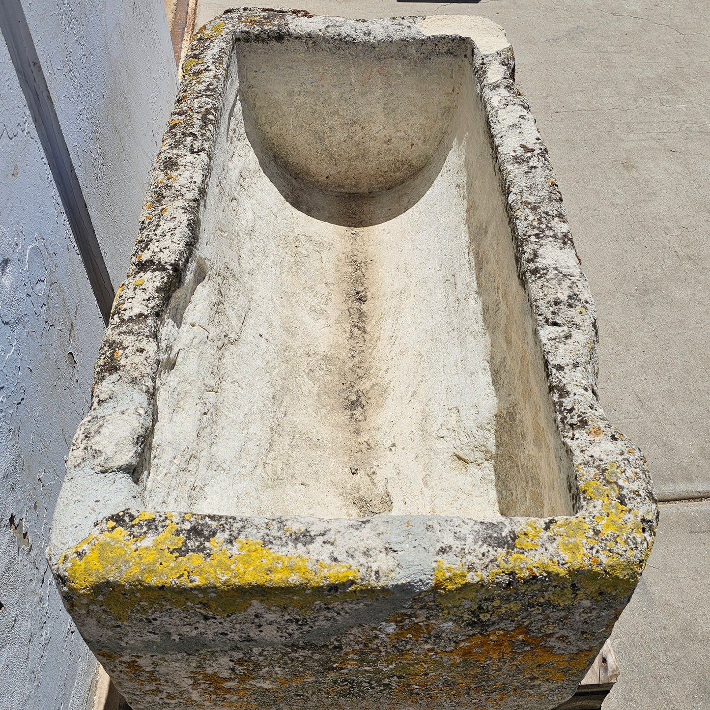 Large French Limestone Trough