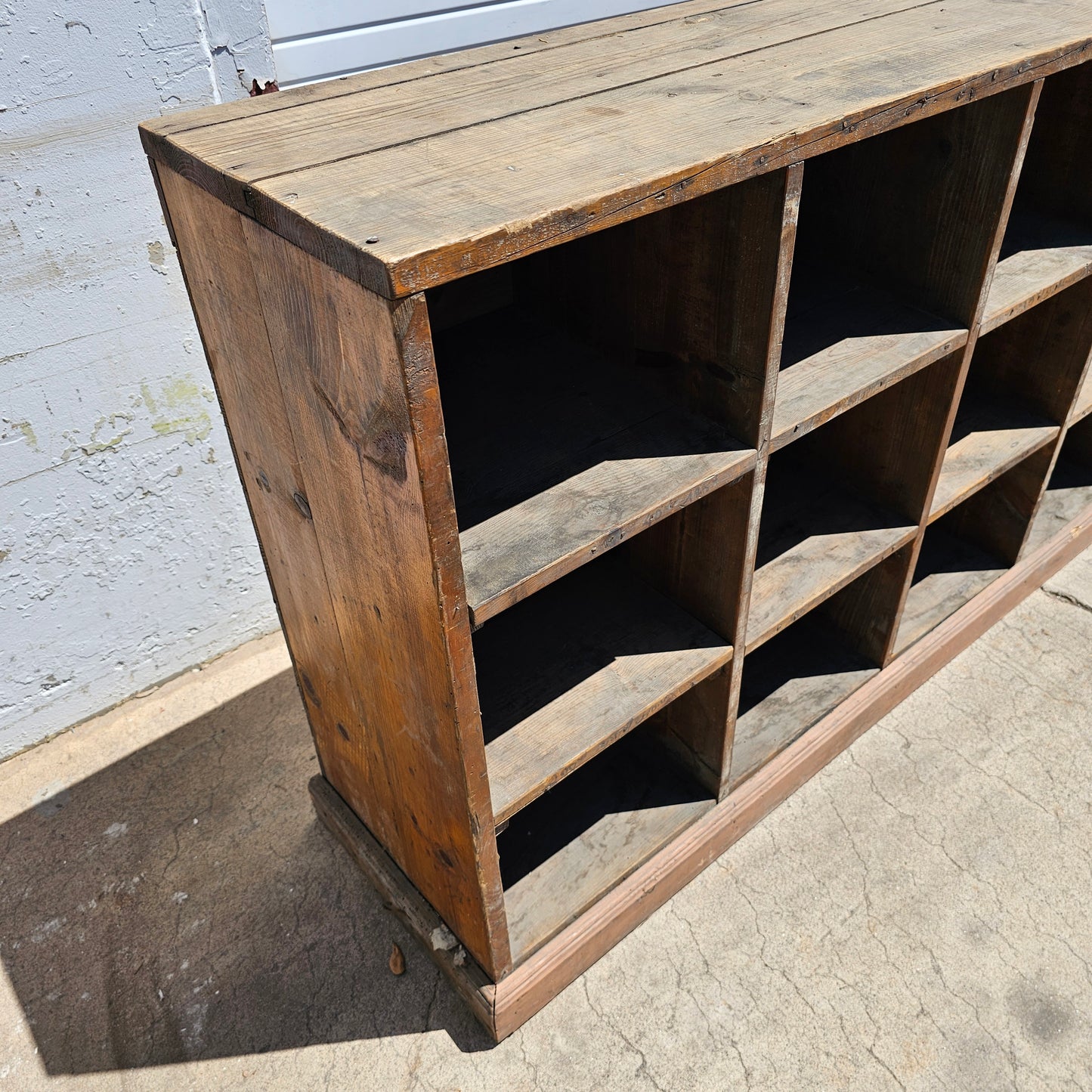 French Cubby Store Cabinet