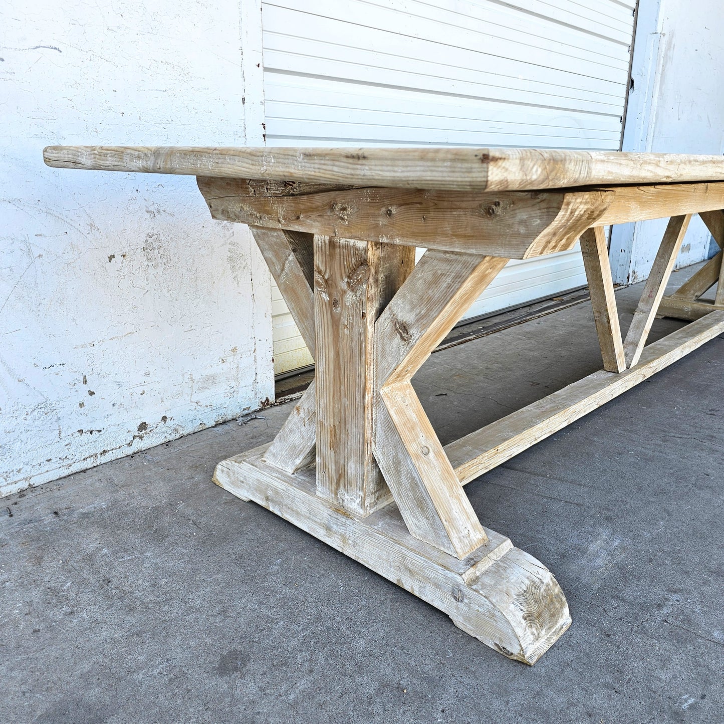 Whitewashed Farm Dining Table