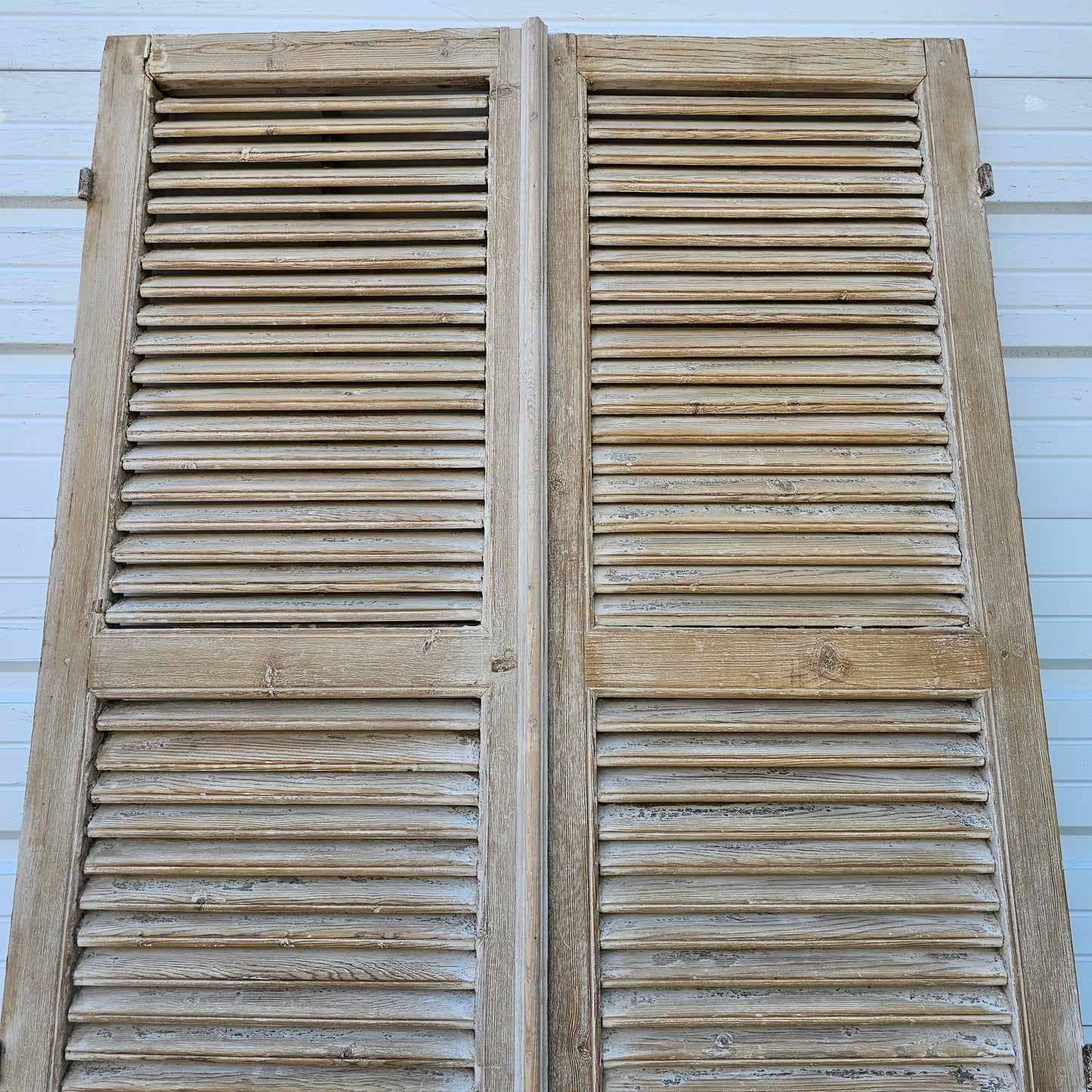 Pair of Wood French Shutter Doors