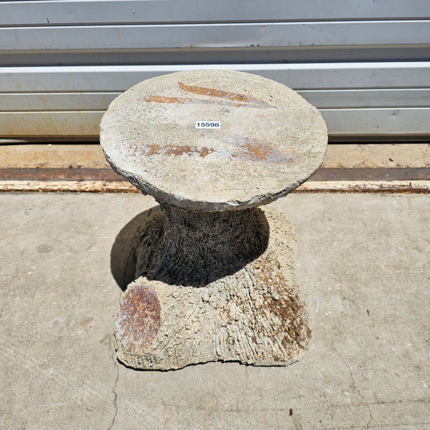 French Faux Bois Stool