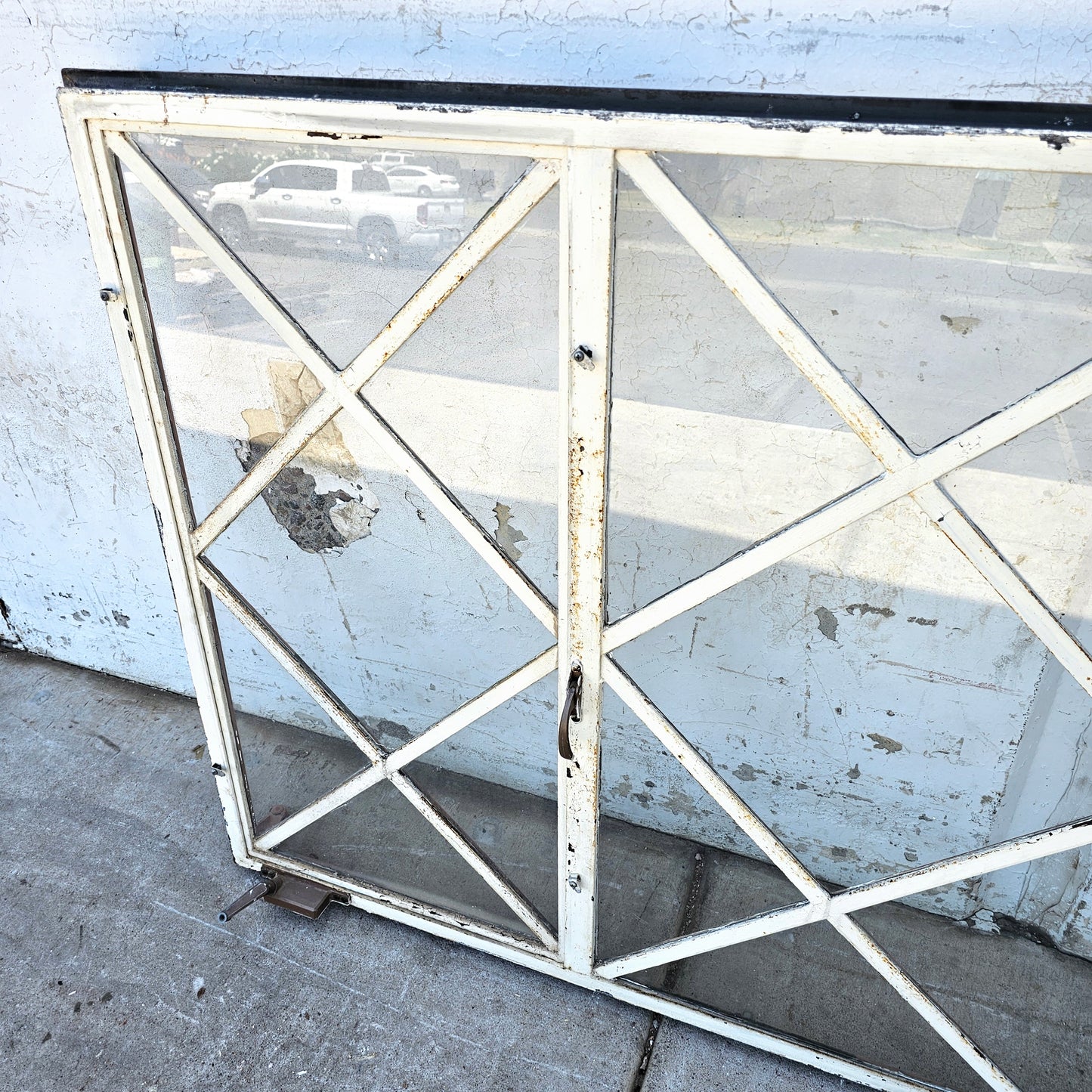 Mid-Century Diamond Casement Window