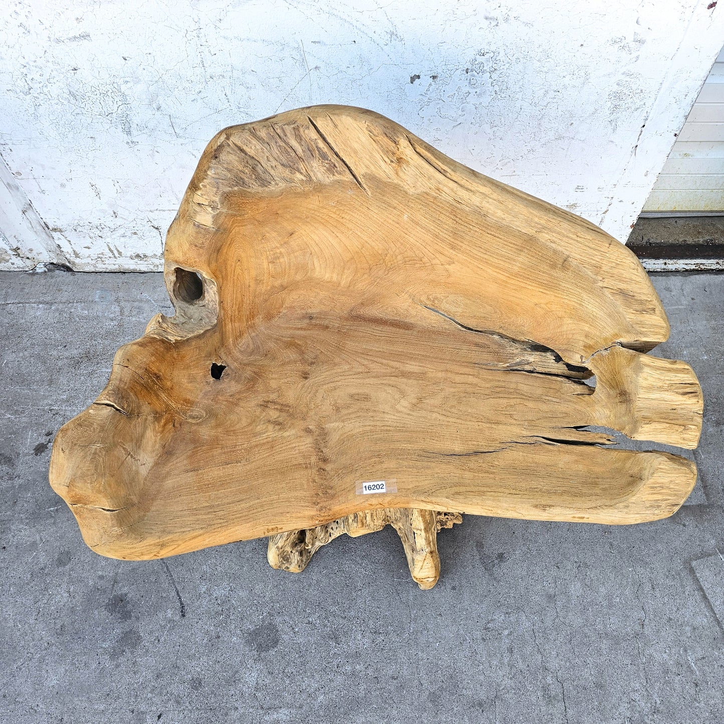 Primitive Wooden Stump/Root Chair