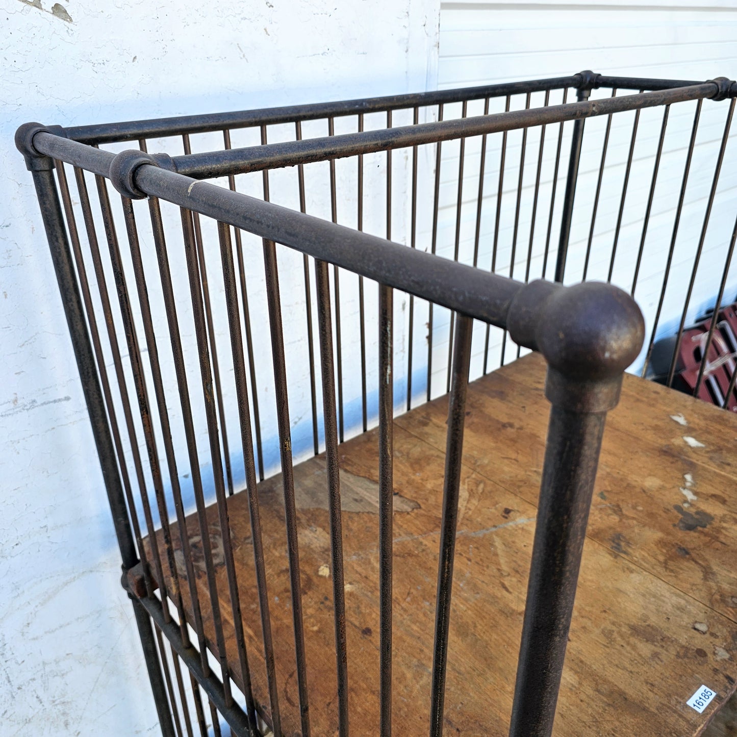 Early 2-Tier Newspaper Display Shelving