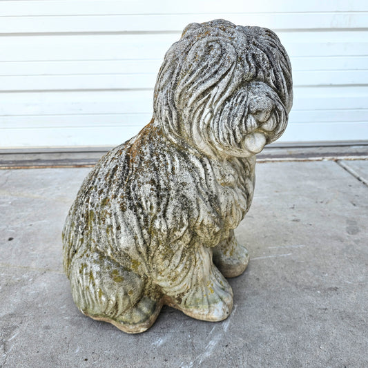 Concrete Shaggy Dog Statue