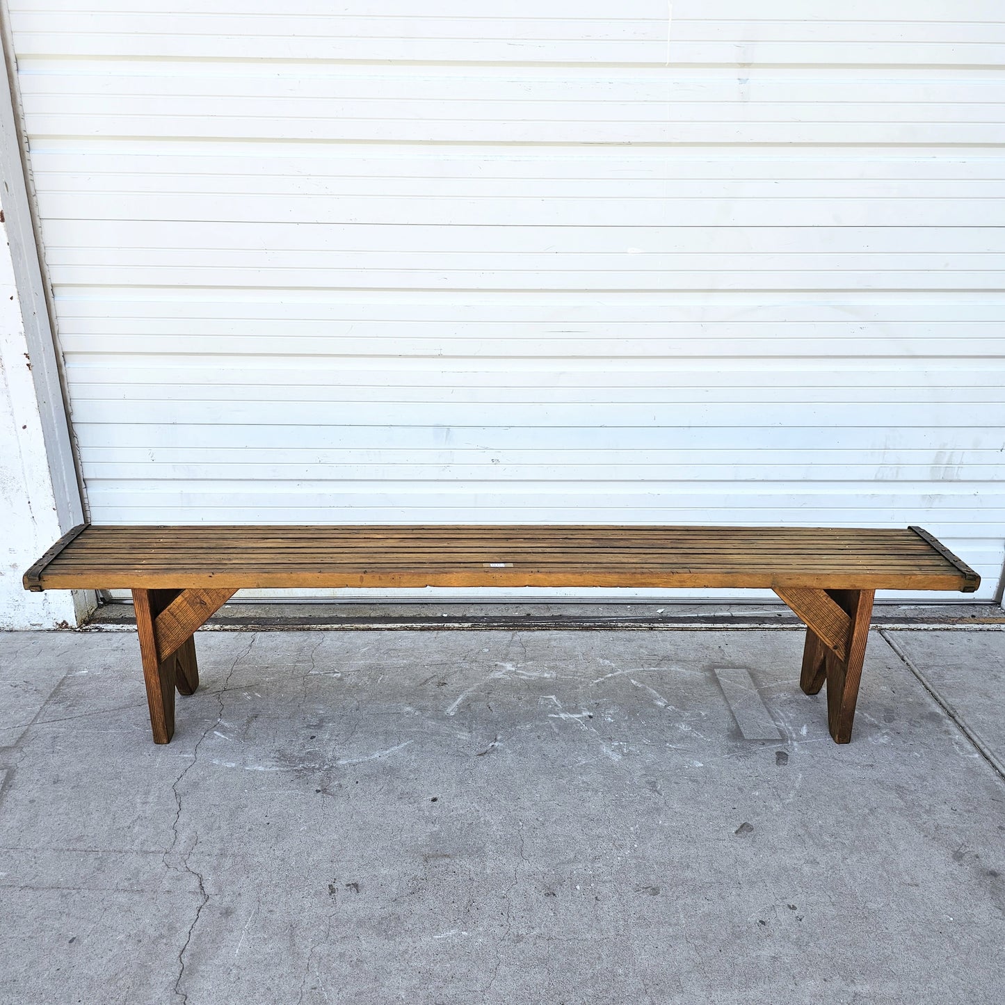 Repurposed Scaffolding Bench