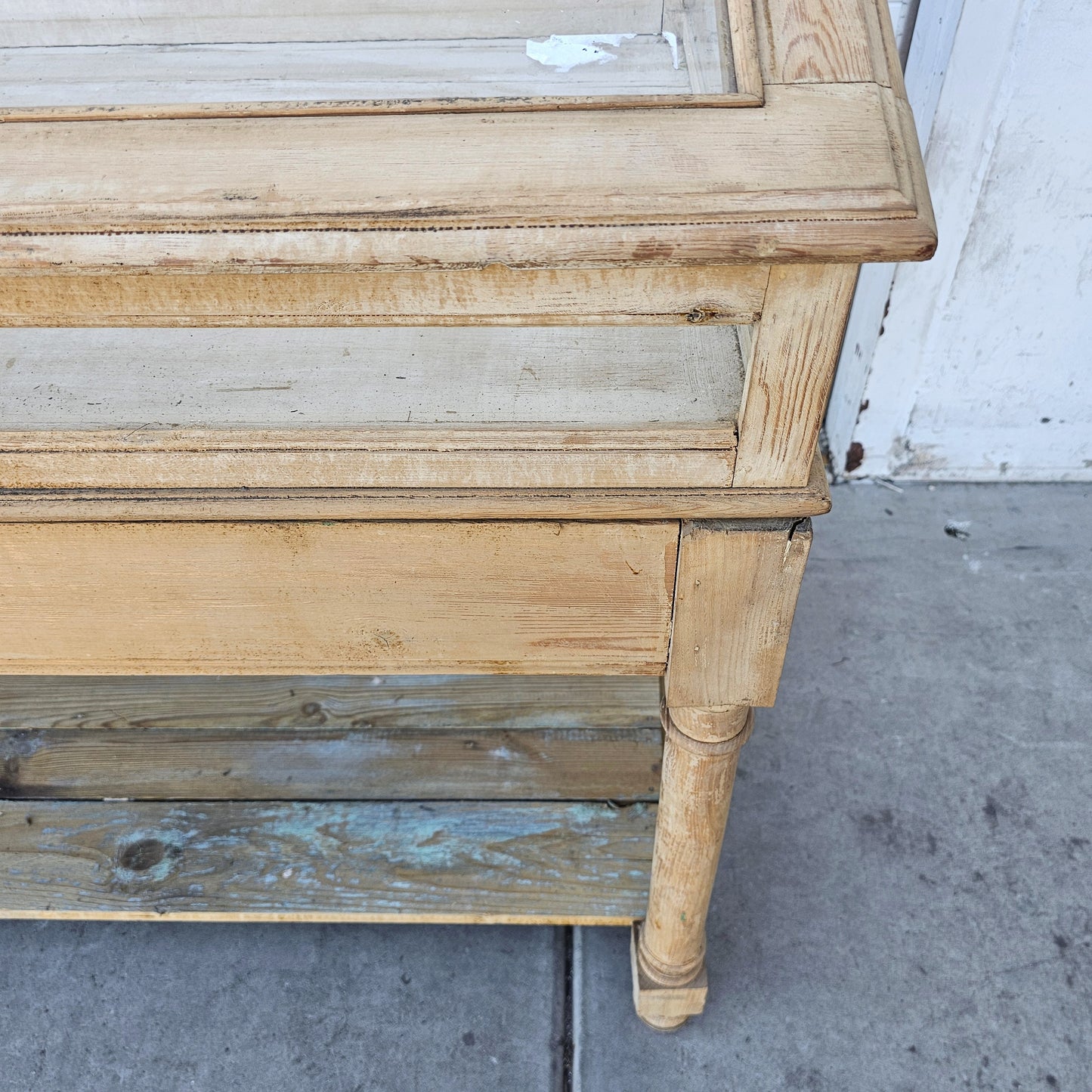 French Wooden and Glass Retail Display Cabinet