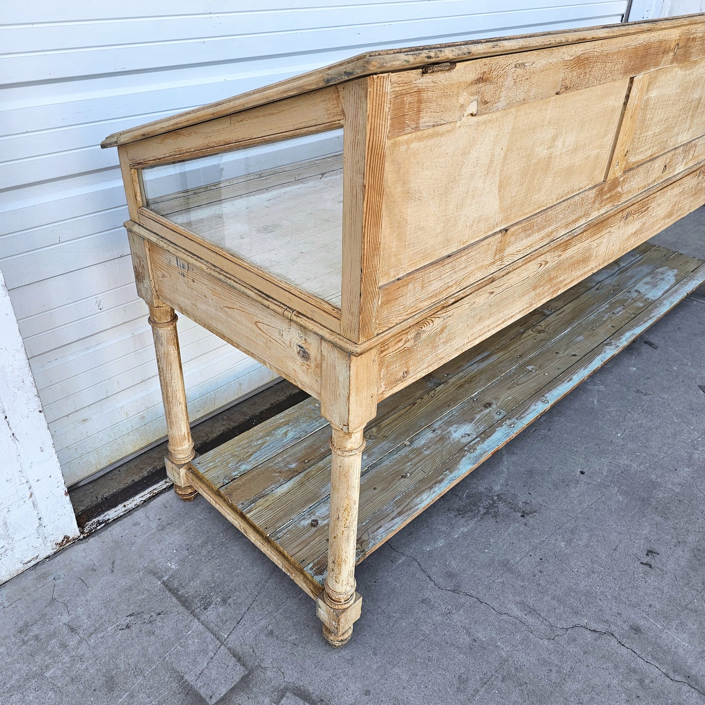 French Wooden and Glass Retail Display Cabinet