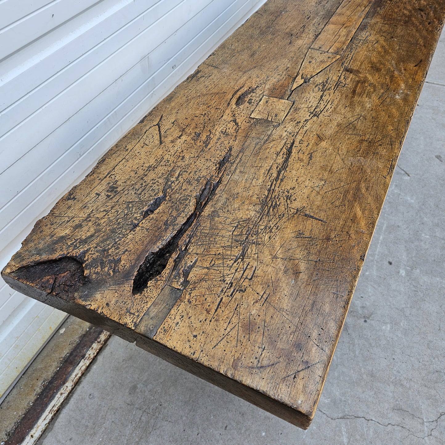 17th C. Cooks Table with Drawer