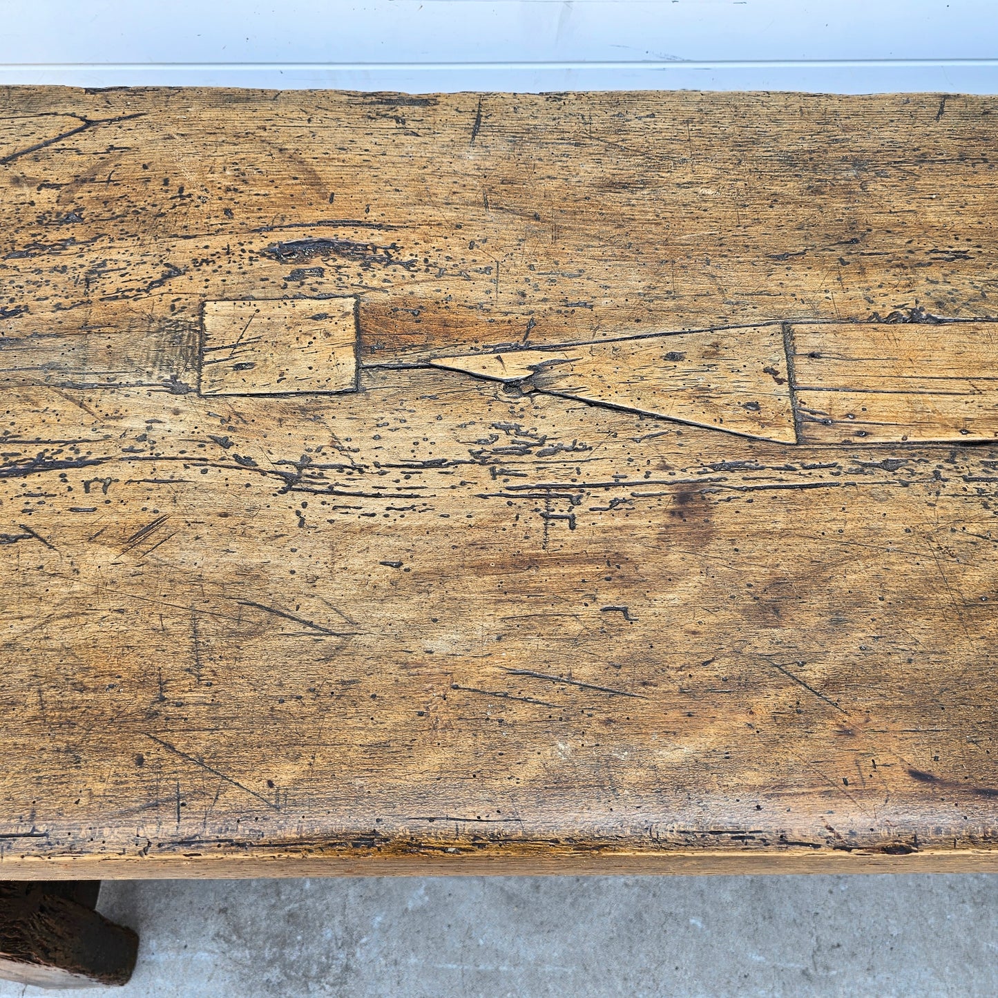 17th C. Cooks Table with Drawer