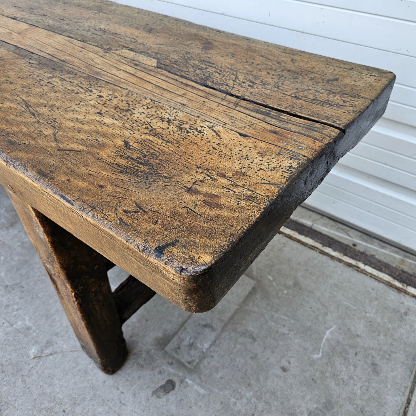 17th C. Cooks Table with Drawer